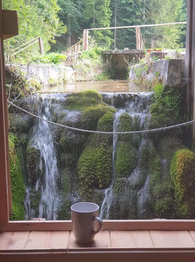 Вилла Wooden House With A Waterfall "Stipanov Mlin" Плитвицкие озёра Экстерьер фото