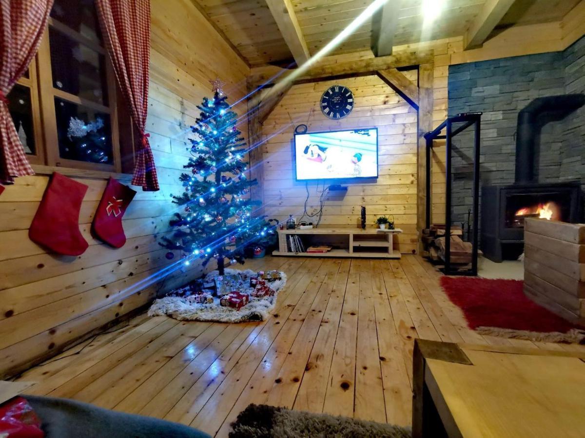 Вилла Wooden House With A Waterfall "Stipanov Mlin" Плитвицкие озёра Экстерьер фото